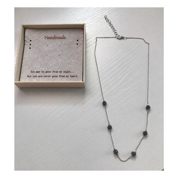 Swarvoski Women's Crystal Handmade Daughter Necklace - Picture 2 of 4